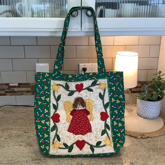 Handmade Angel Tote Bag - Picture 1 of 8